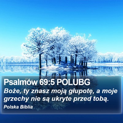 Psalmów 69:5 POLUBG Bible Verse Image