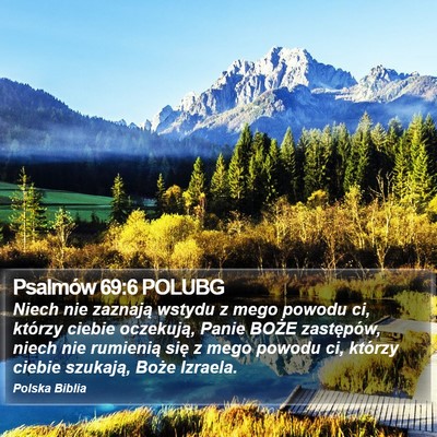 Psalmów 69:6 POLUBG Bible Verse Image