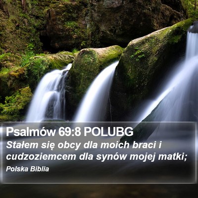 Psalmów 69:8 POLUBG Bible Verse Image