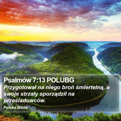 Psalmów 7:13 POLUBG Bible Verse Image