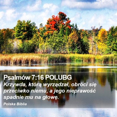 Psalmów 7:16 POLUBG Bible Verse Image