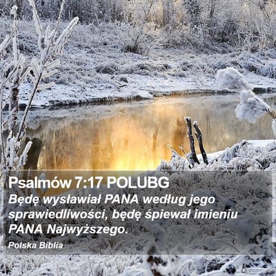 Psalmów 7:17 POLUBG Bible Verse Image