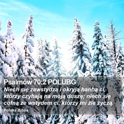 Psalmów 70:2 POLUBG Bible Verse Image