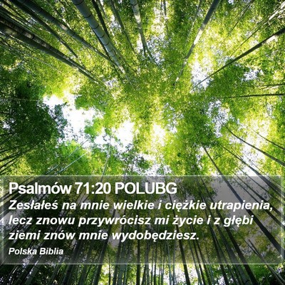 Psalmów 71:20 POLUBG Bible Verse Image