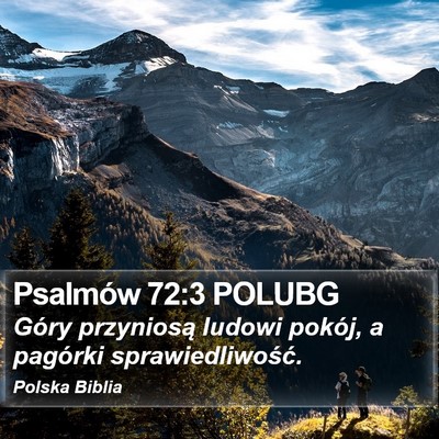 Psalmów 72:3 POLUBG Bible Verse Image