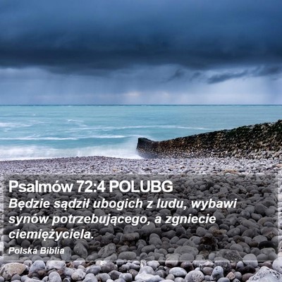 Psalmów 72:4 POLUBG Bible Verse Image