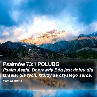 Psalmów 73:1 POLUBG Bible Verse Image