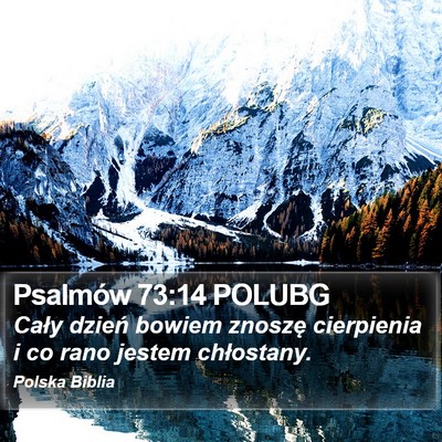 Psalmów 73:14 POLUBG Bible Verse Image