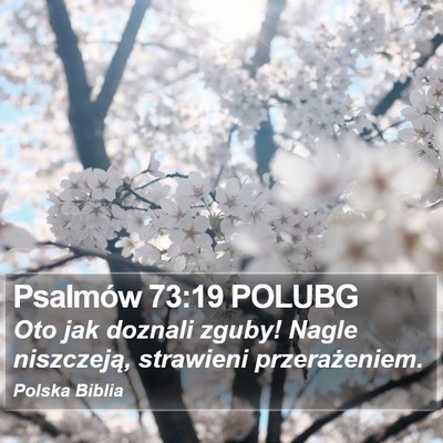Psalmów 73:19 POLUBG Bible Verse Image
