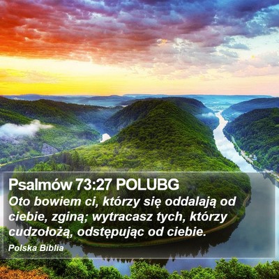 Psalmów 73:27 POLUBG Bible Verse Image