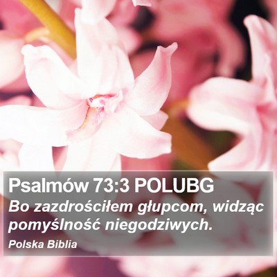 Psalmów 73:3 POLUBG Bible Verse Image