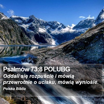 Psalmów 73:8 POLUBG Bible Verse Image