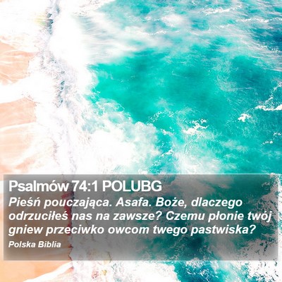 Psalmów 74:1 POLUBG Bible Verse Image