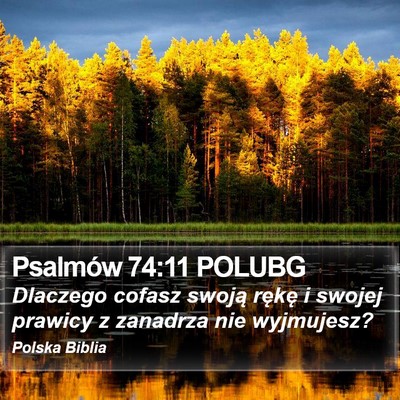 Psalmów 74:11 POLUBG Bible Verse Image