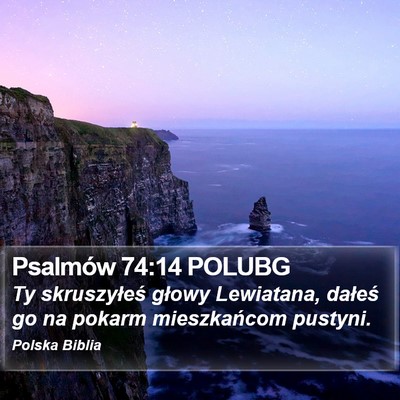 Psalmów 74:14 POLUBG Bible Verse Image