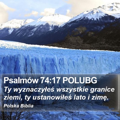 Psalmów 74:17 POLUBG Bible Verse Image