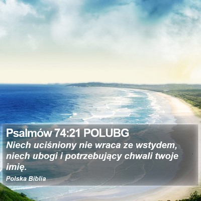 Psalmów 74:21 POLUBG Bible Verse Image