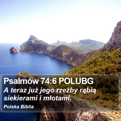 Psalmów 74:6 POLUBG Bible Verse Image