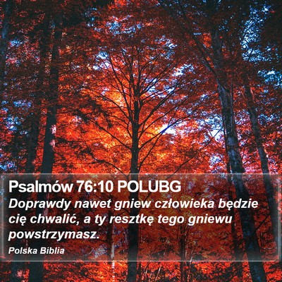Psalmów 76:10 POLUBG Bible Verse Image