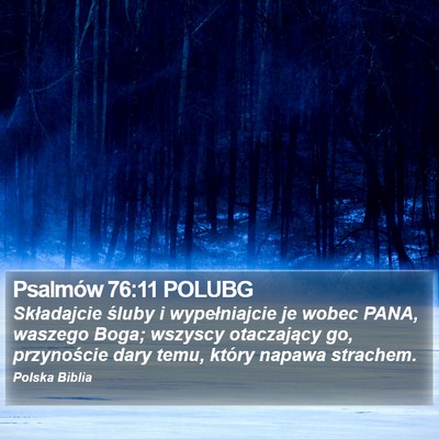 Psalmów 76:11 POLUBG Bible Verse Image