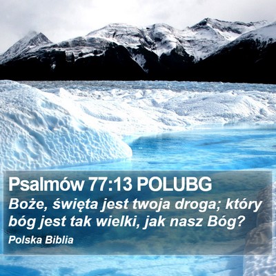 Psalmów 77:13 POLUBG Bible Verse Image
