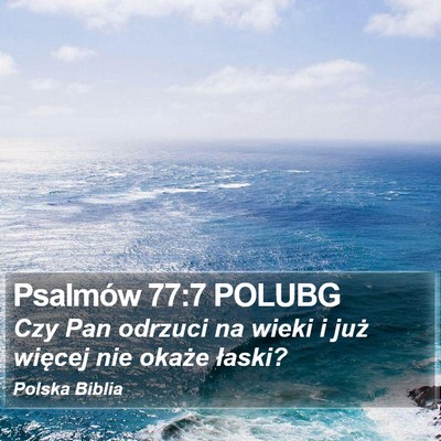 Psalmów 77:7 POLUBG Bible Verse Image