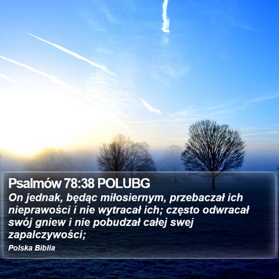 Psalmów 78:38 POLUBG Bible Verse Image