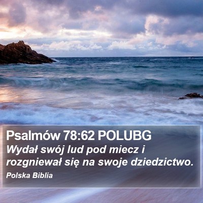 Psalmów 78:62 POLUBG Bible Verse Image