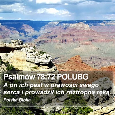 Psalmów 78:72 POLUBG Bible Verse Image