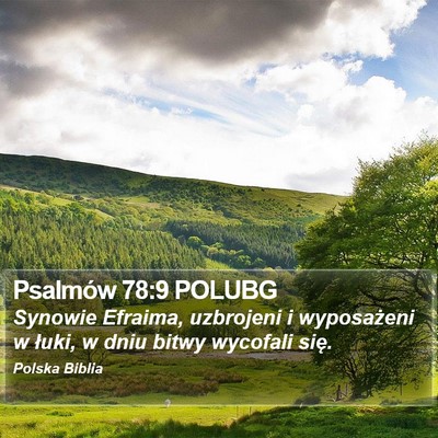 Psalmów 78:9 POLUBG Bible Verse Image