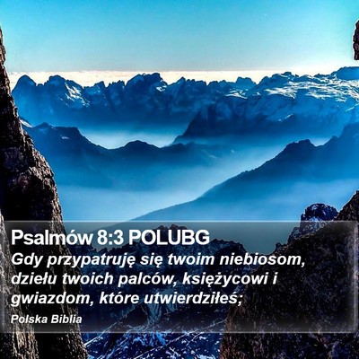 Psalmów 8:3 POLUBG Bible Verse Image