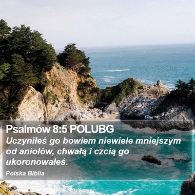 Psalmów 8:5 POLUBG Bible Verse Image