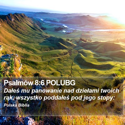 Psalmów 8:6 POLUBG Bible Verse Image