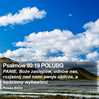 Psalmów 80:19 POLUBG Bible Verse Image