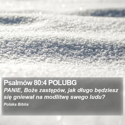 Psalmów 80:4 POLUBG Bible Verse Image