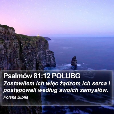 Psalmów 81:12 POLUBG Bible Verse Image