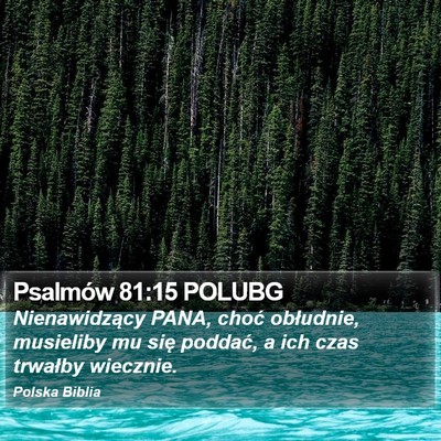 Psalmów 81:15 POLUBG Bible Verse Image