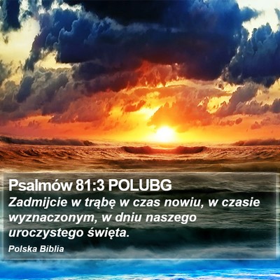 Psalmów 81:3 POLUBG Bible Verse Image