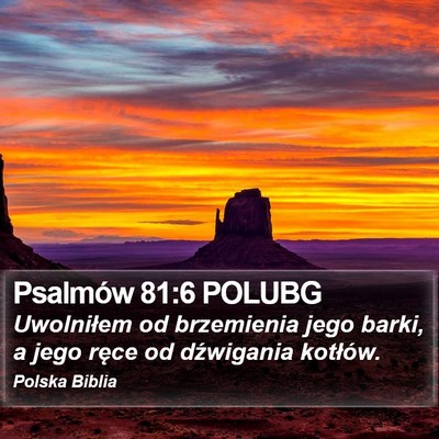Psalmów 81:6 POLUBG Bible Verse Image