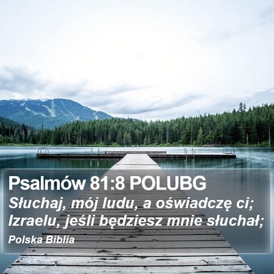 Psalmów 81:8 POLUBG Bible Verse Image