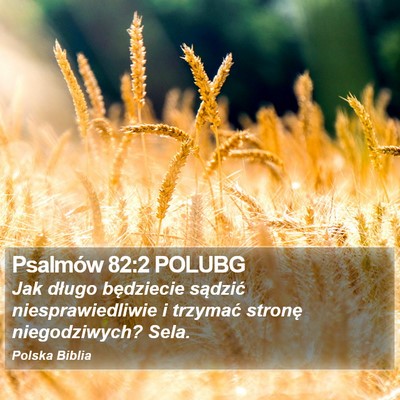 Psalmów 82:2 POLUBG Bible Verse Image