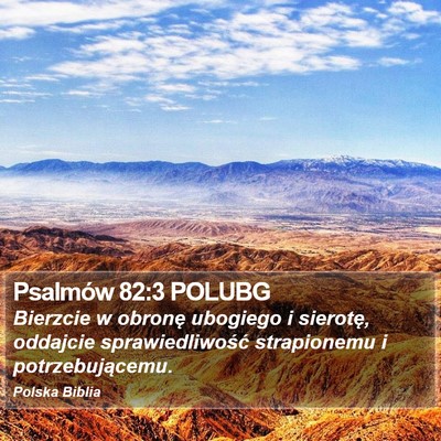 Psalmów 82:3 POLUBG Bible Verse Image