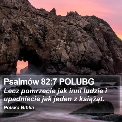 Psalmów 82:7 POLUBG Bible Verse Image