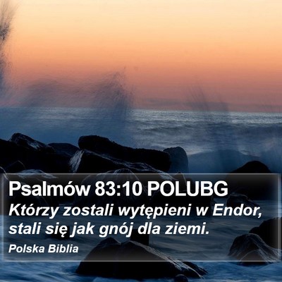 Psalmów 83:10 POLUBG Bible Verse Image
