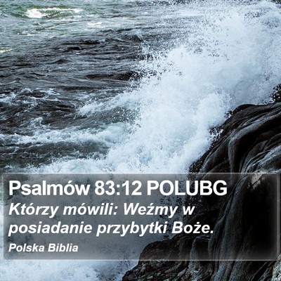 Psalmów 83:12 POLUBG Bible Verse Image
