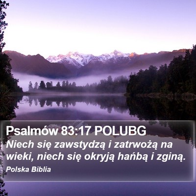 Psalmów 83:17 POLUBG Bible Verse Image