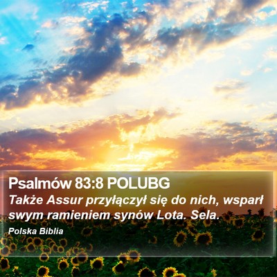Psalmów 83:8 POLUBG Bible Verse Image