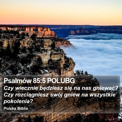 Psalmów 85:5 POLUBG Bible Verse Image