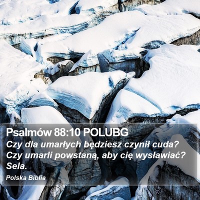 Psalmów 88:10 POLUBG Bible Verse Image