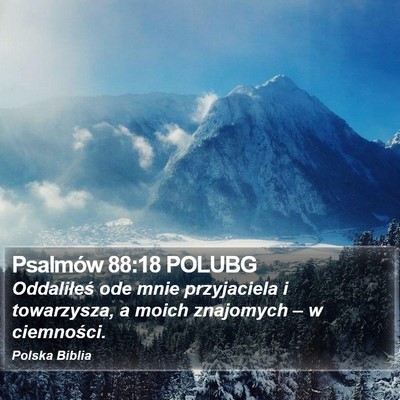 Psalmów 88:18 POLUBG Bible Verse Image